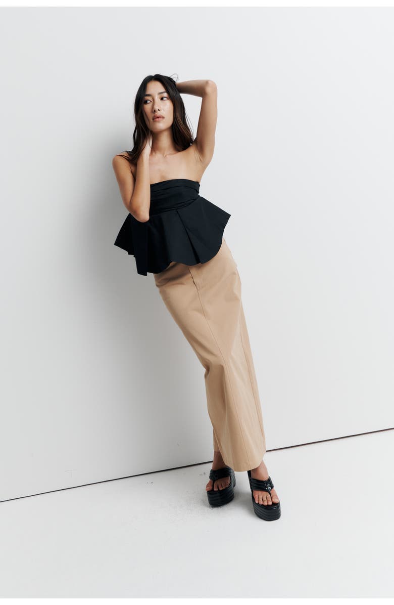 Romy the Brand Bella Bustier, Alternate, color, Black