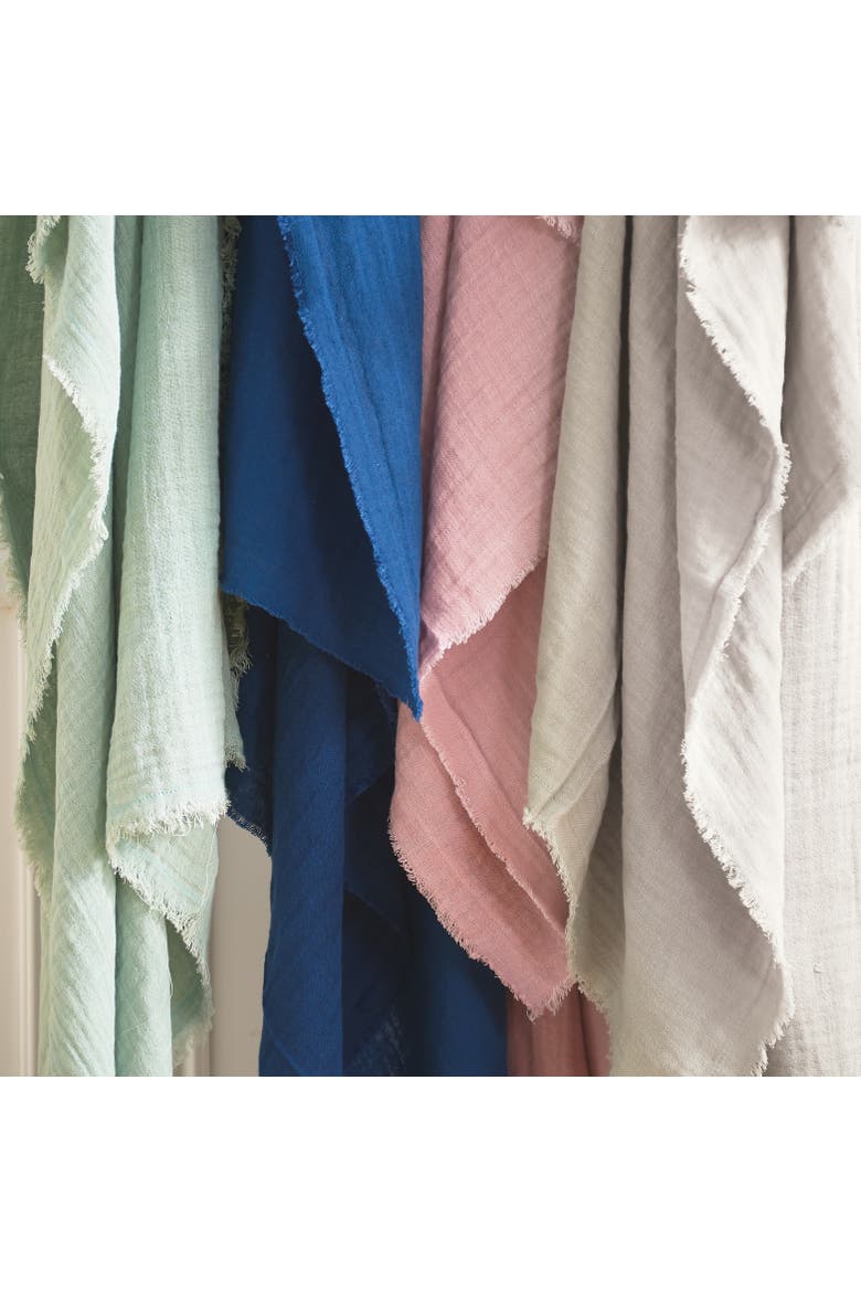 50" x 70" Feather Gauze Throw Collection, Alternate, color, Pink