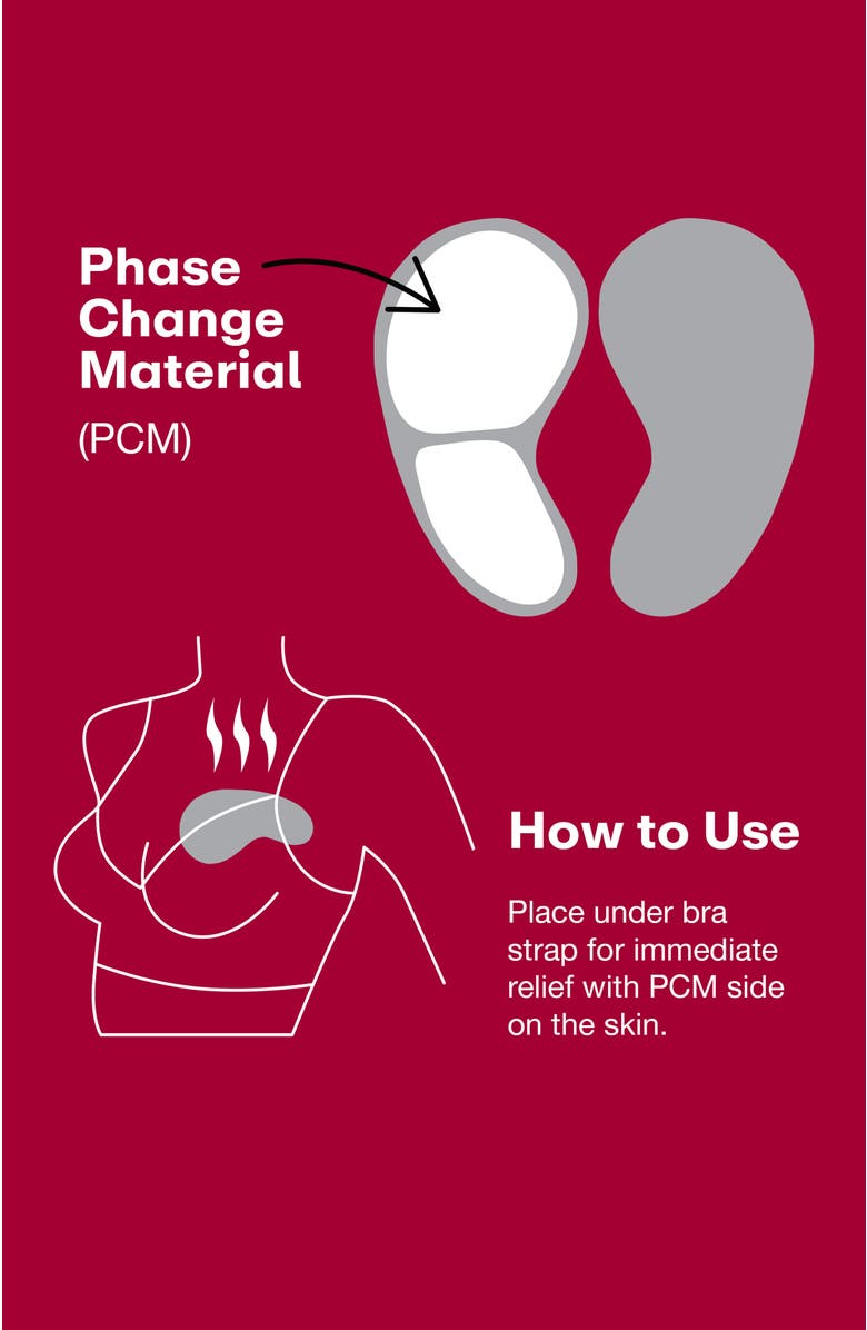 Joylux coldHER Cooling Pads for Hot Flash Relief, Alternate, color, Grey