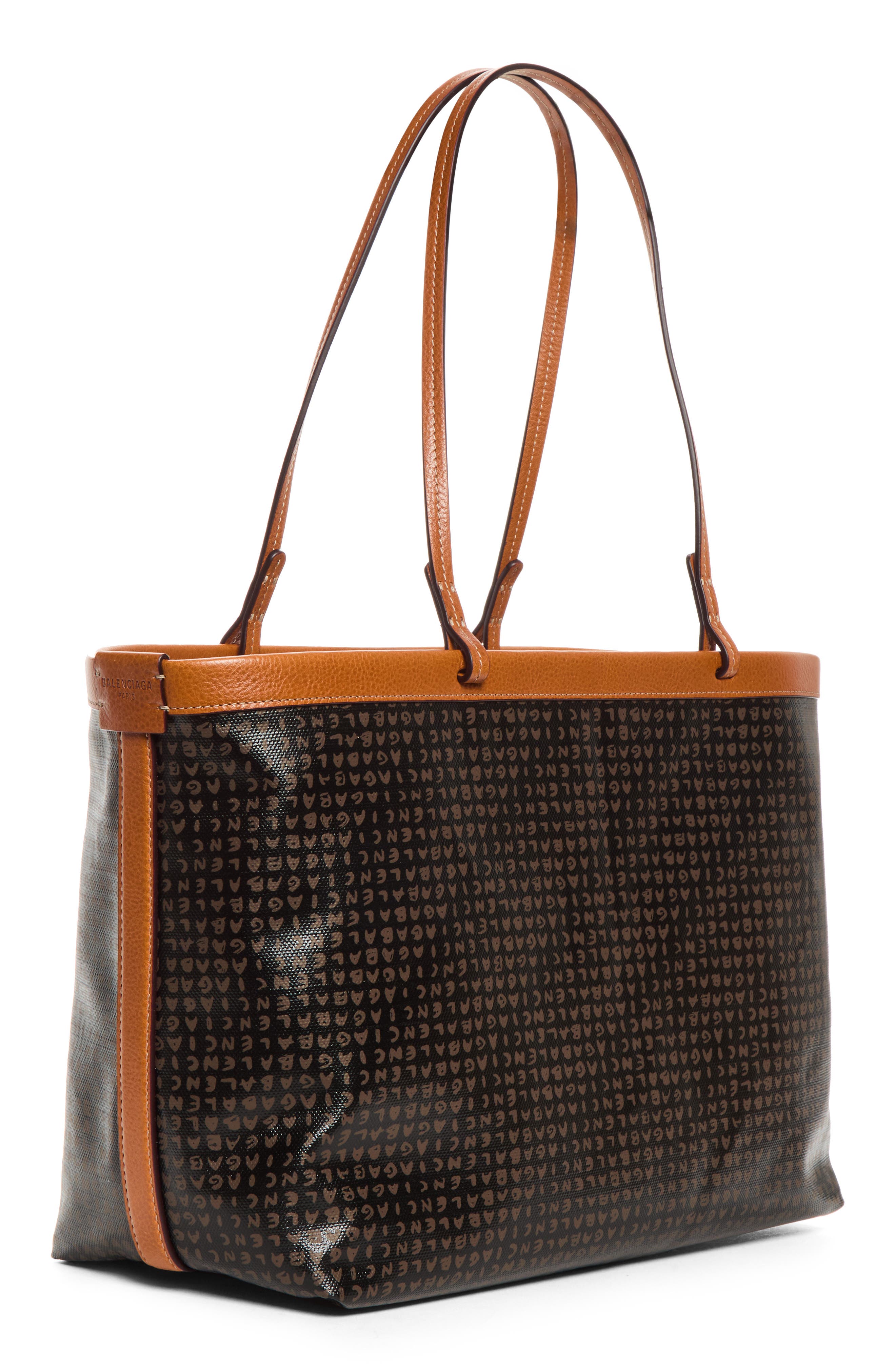Medium Snob Coated Canvas Tote, Alternate, color, 6092 AMARANTH