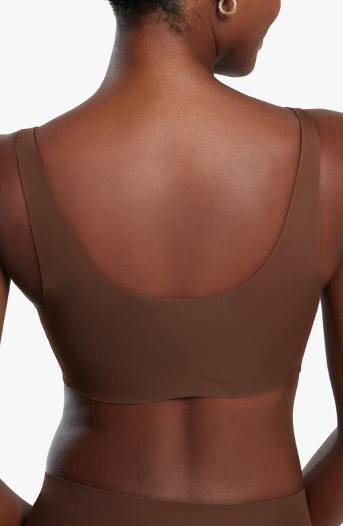Evelyn & Bobbie The Bobbie Scoop Bra In Brown