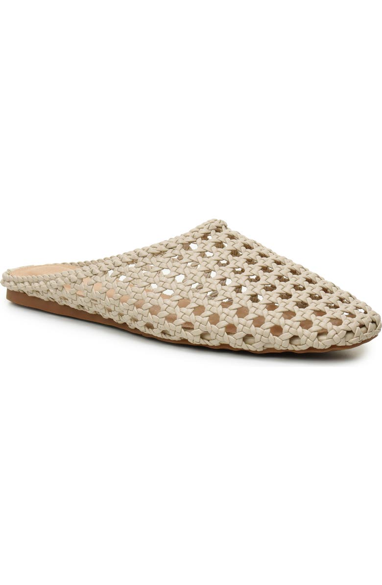 Nicole Miller Woven Mule, Main, color, Beige