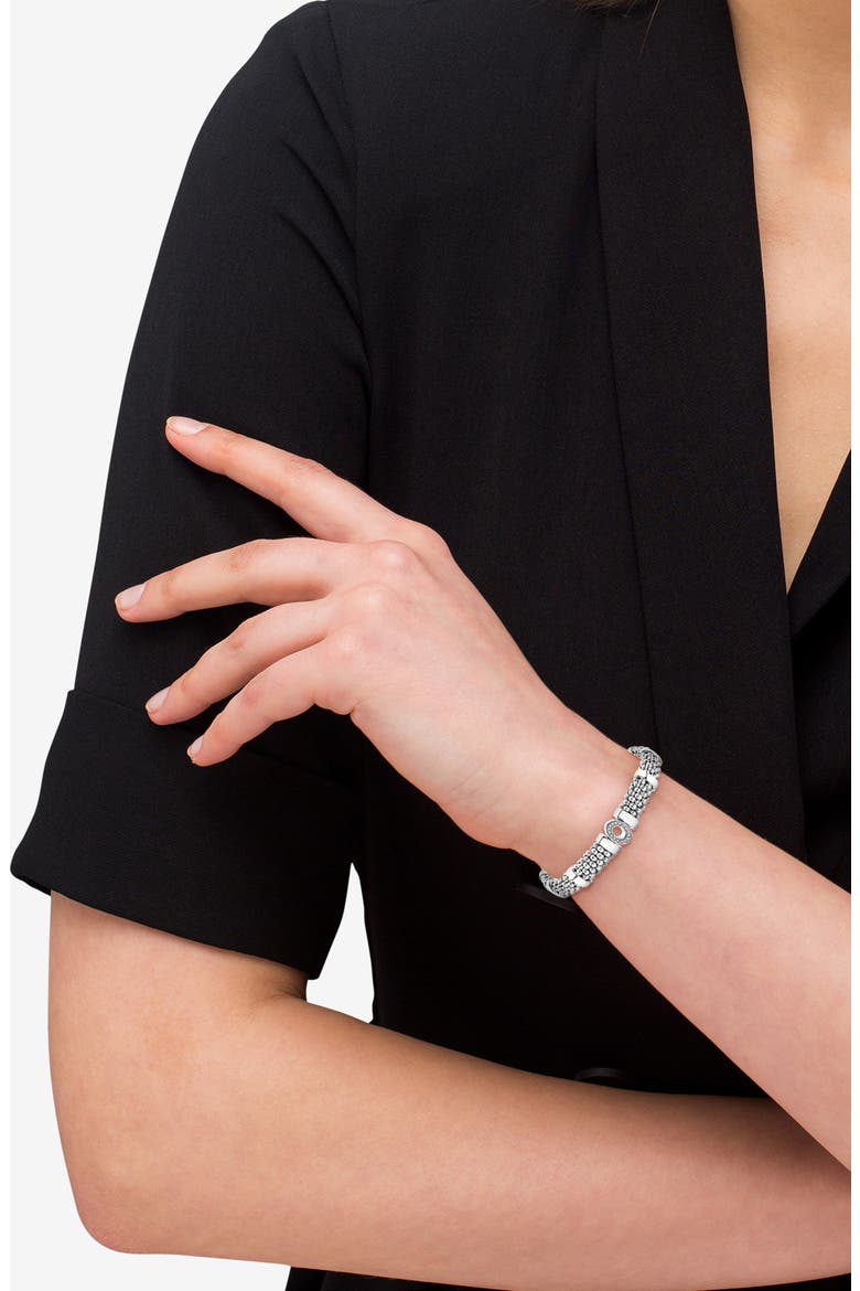 Caviar Spark Diamond Rope Bracelet, Alternate, color, SILVER DIAMOND
