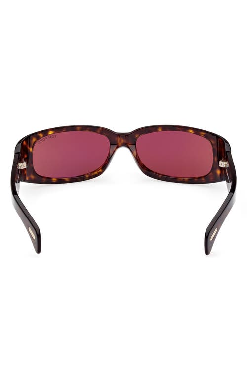 Tom Ford Corey 59mm Square Sunglasses In Brown