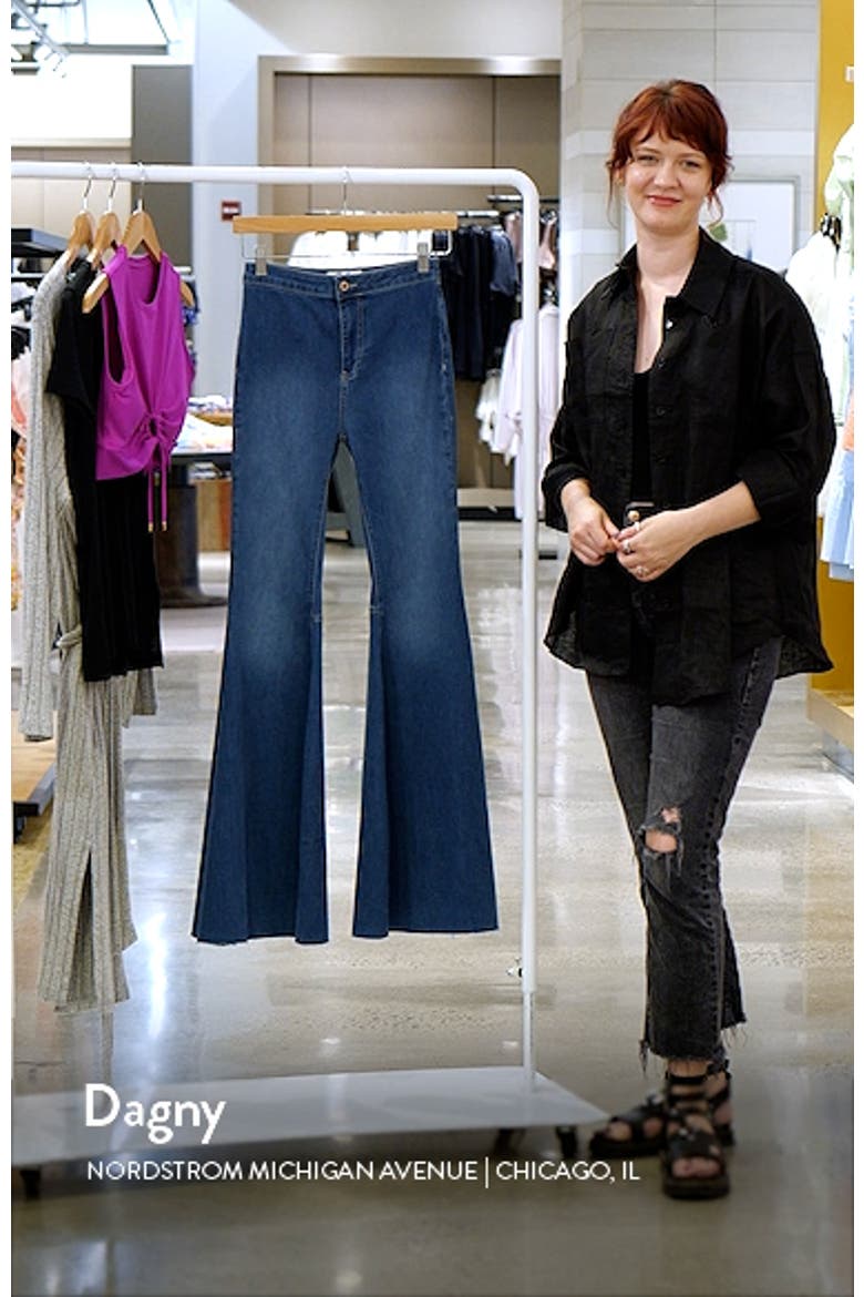 We the Free Just Float On High Waist Flare Jeans video