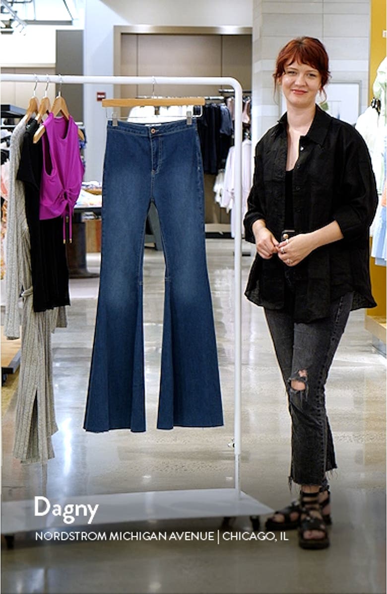 We the Free Just Float On High Waist Flare Jeans, sales video thumbnail