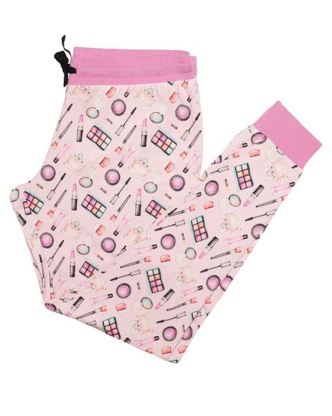Makeup Print Relaxed Lounge Pants