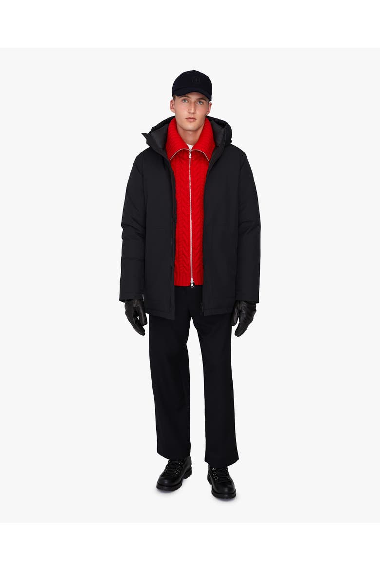 JULES | Hooded Down Winter Jacket, Alternate, color, Black