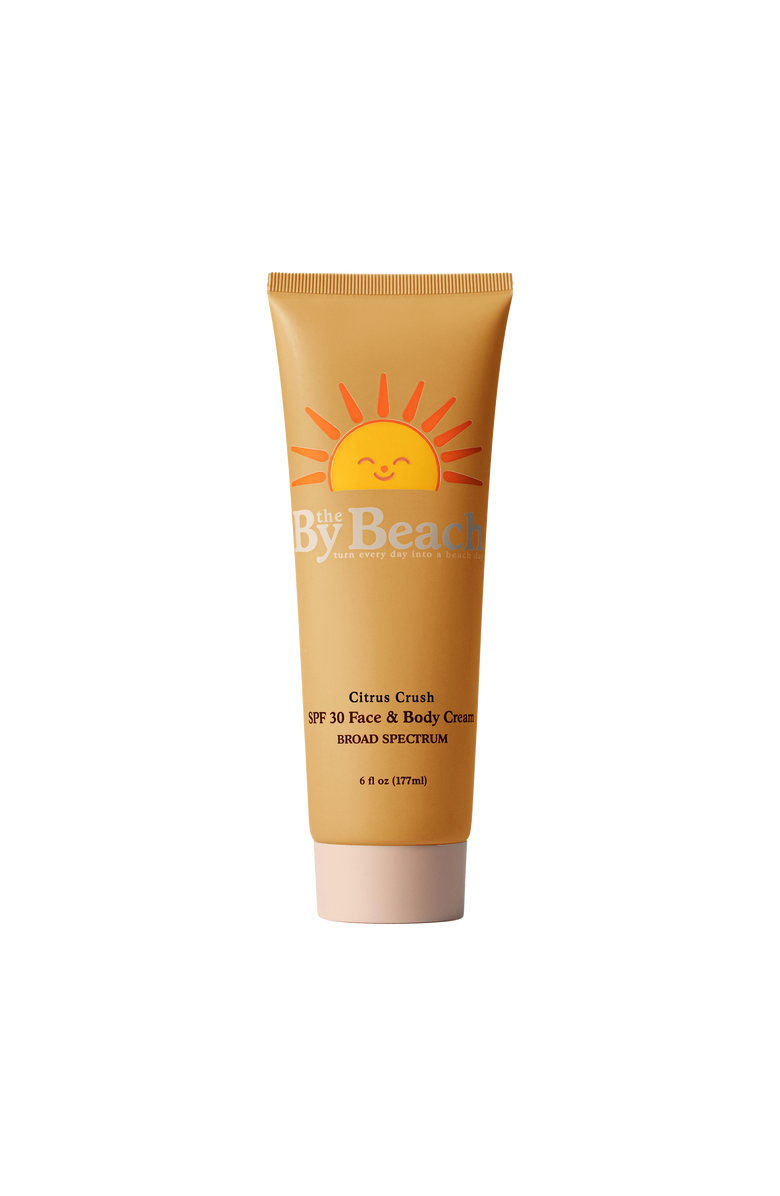 By the Beach Suncare Citrus Crush SPF30 Face & Body Cream 6oz, Main, color, Orange