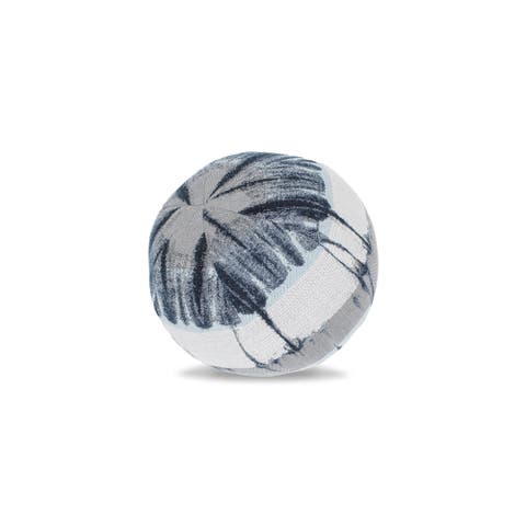 Shibori Indoor & Outdoor Woven Accent Orb Pillow