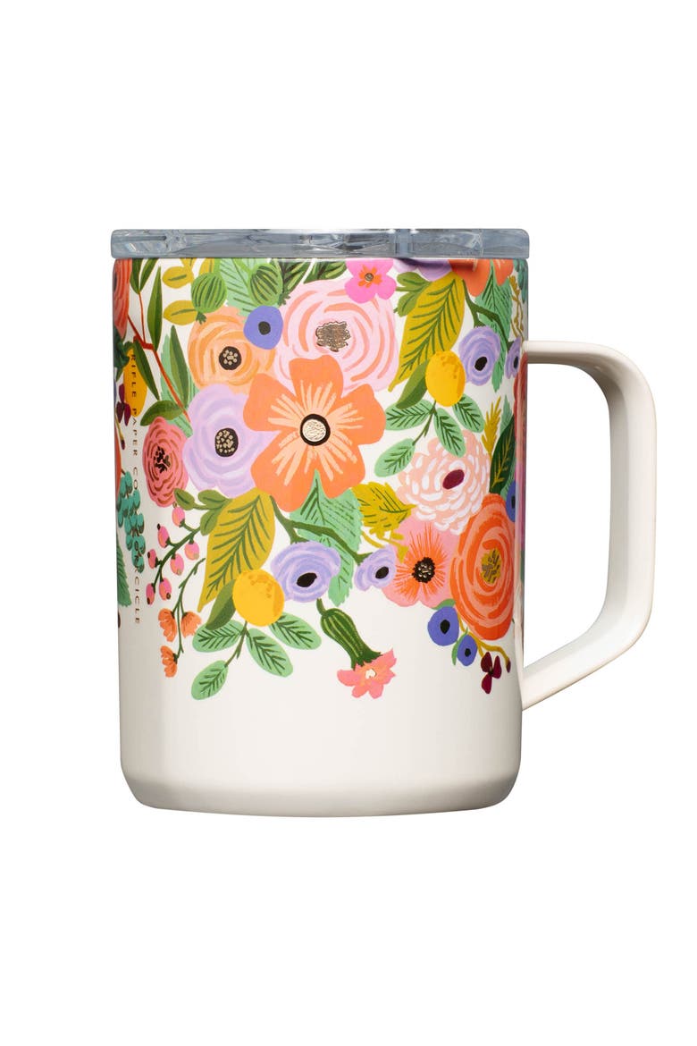 16-Ounce Lidded Mug, Alternate, color, GARDEN PARTY CREAM