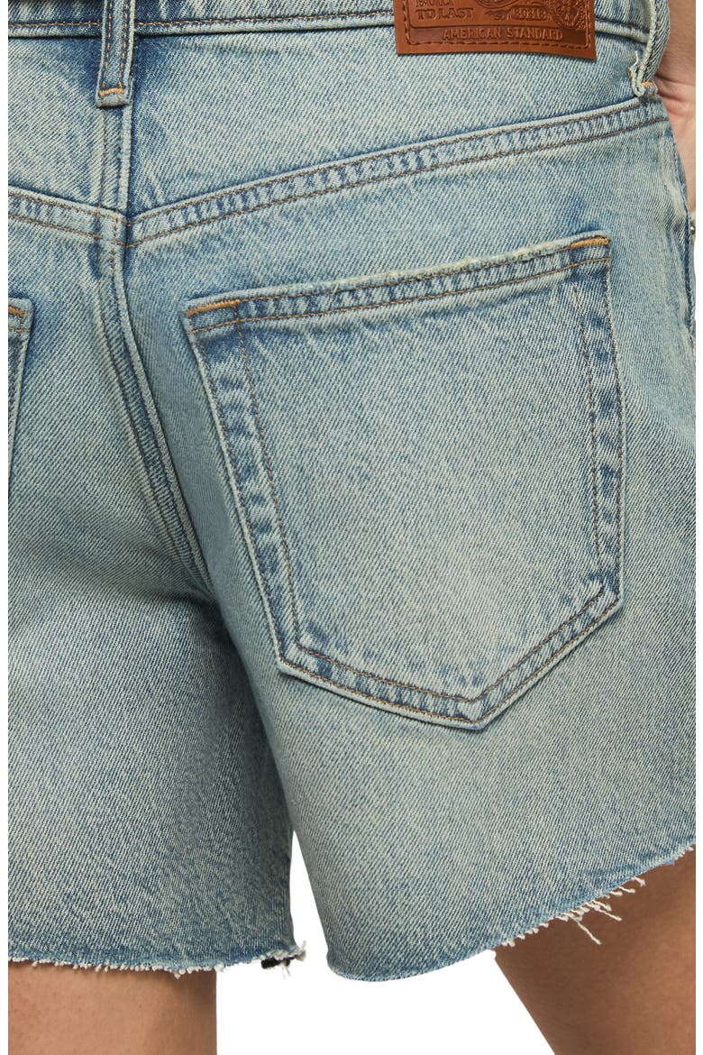 Floral Embroidered Baggy Denim Cutoff Shorts, Alternate, color, HEART THROB WASH