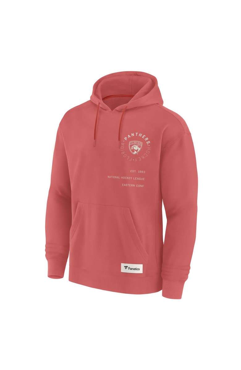 FANATICS Men's Fanatics Red Florida Panthers Future Ground Info Pullover Hoodie, Alternate, color, Red