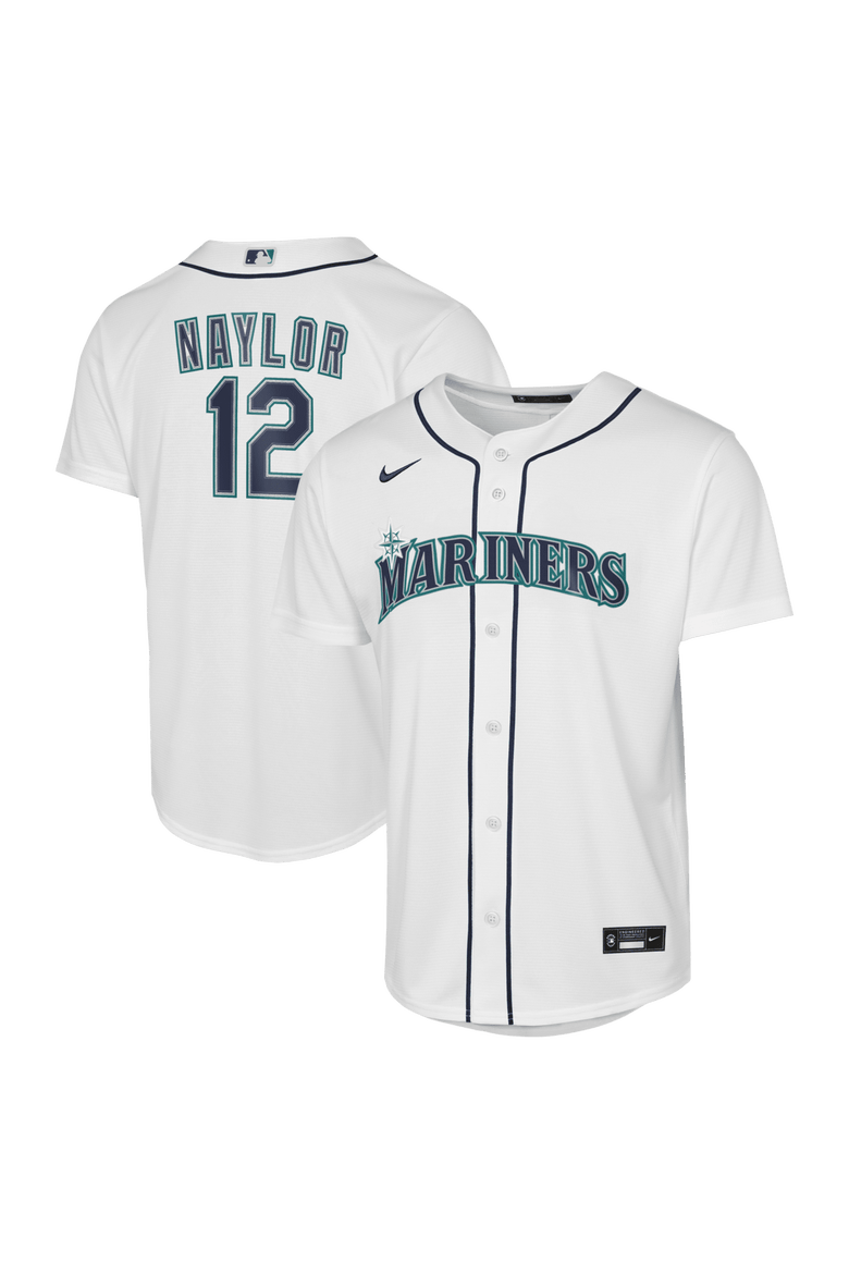 Youth Nike Josh Naylor White Seattle Mariners Baseline Jersey, Main, color, White