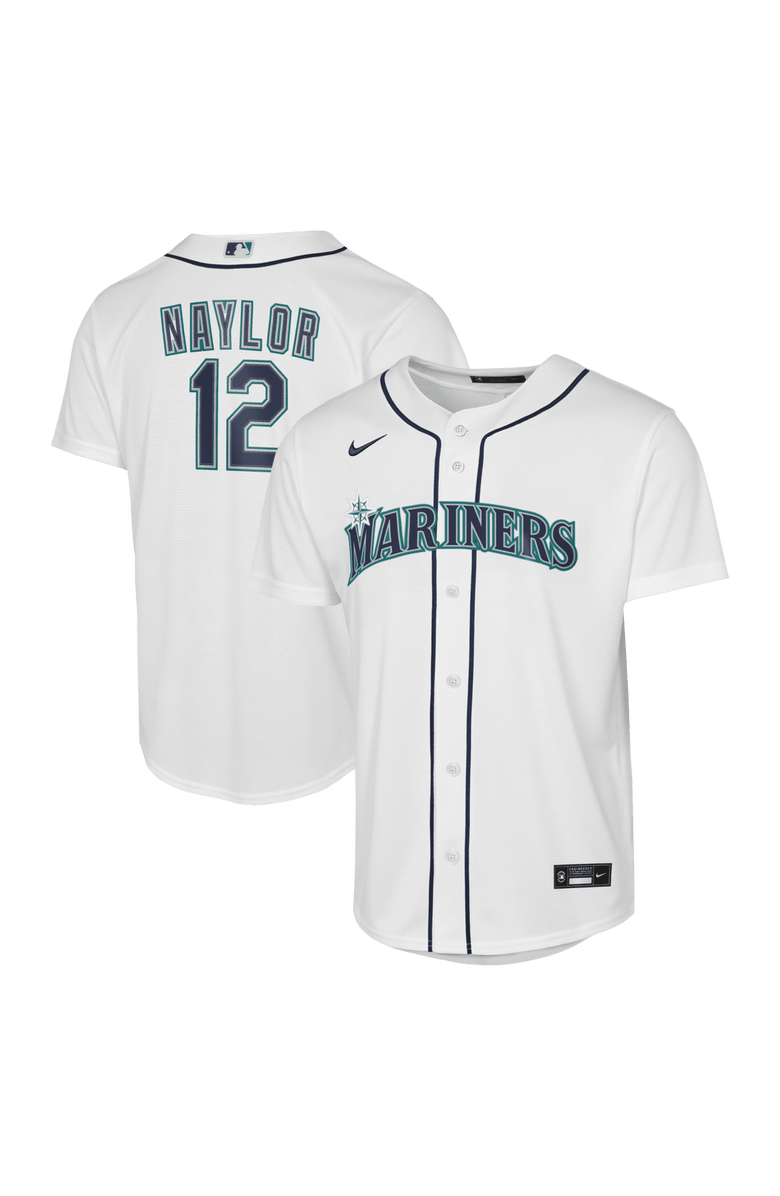 Nike Youth Nike Josh Naylor White Seattle Mariners Baseline Jersey, Main, color, White