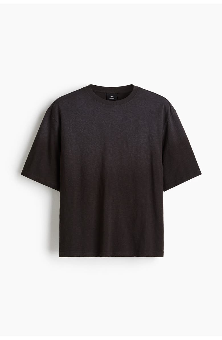 H&M Oversized Fit T-shirt, Alternate, color, Black