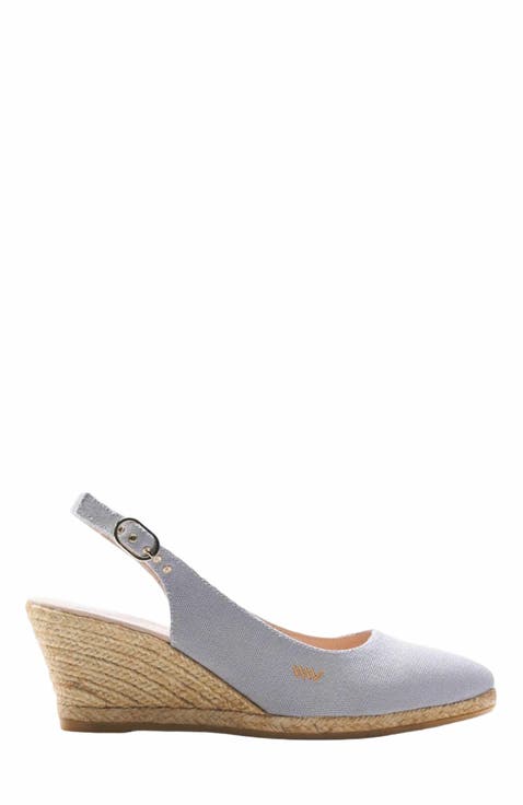 Palomera Canvas Espadrille Wedges