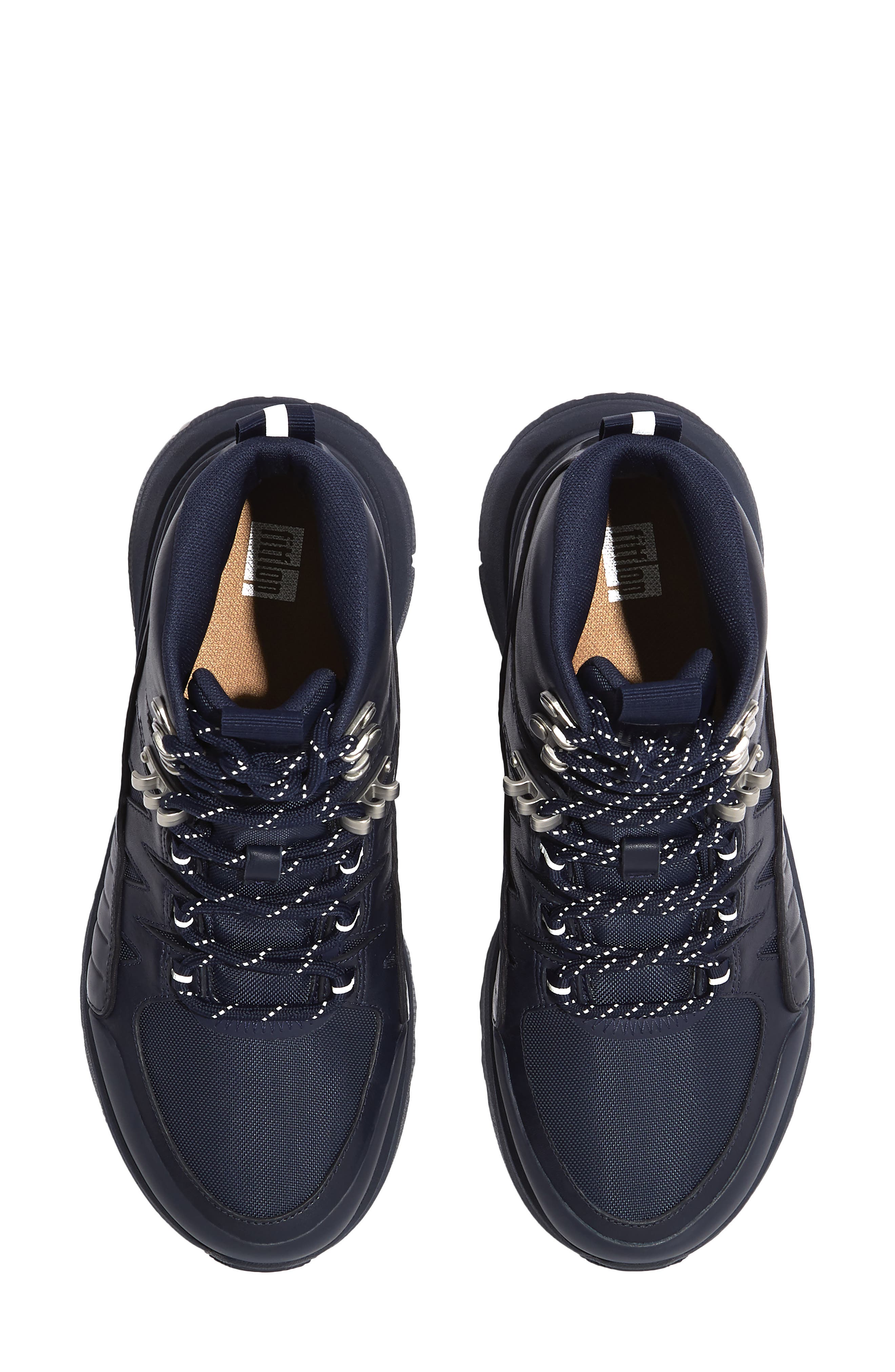 Neo-D-Hyker Leather Hiking Boot, Alternate, color, ALL MIDNIGHT NAVY