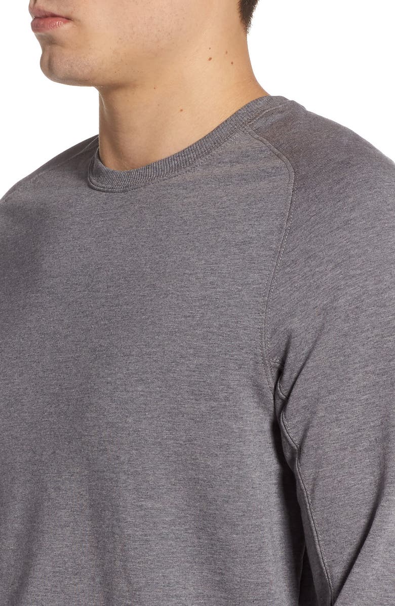 Zella Crewneck Fleece Sweatshirt, Alternate, color,