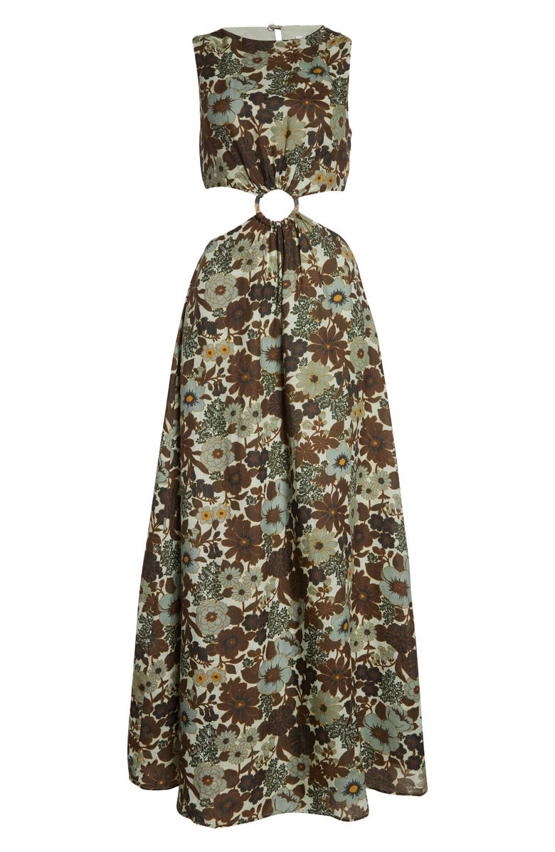 SIR Constantine Cutout Maxi Dress, Alternate, color, 