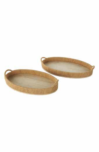 Set of 2 Oval Trays