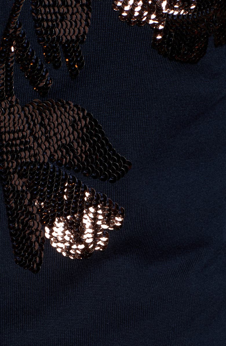 J.Crew Sequin Floral Embroidered Jackie Cardigan, Alternate, color, 