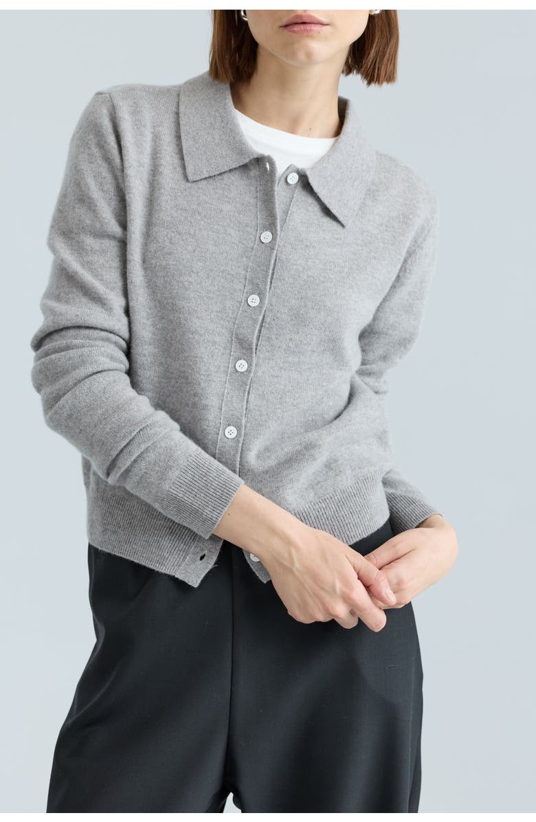Almina Concept Wool Polo Knit Shirt, Main, color, 