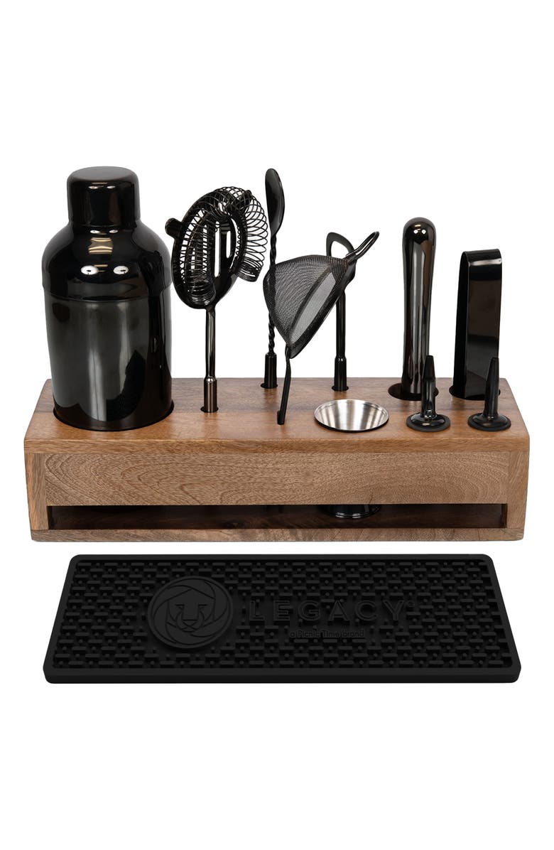 Picnic Time Old Fashioned 10-Piece Bar Tool Set, Alternate, color,