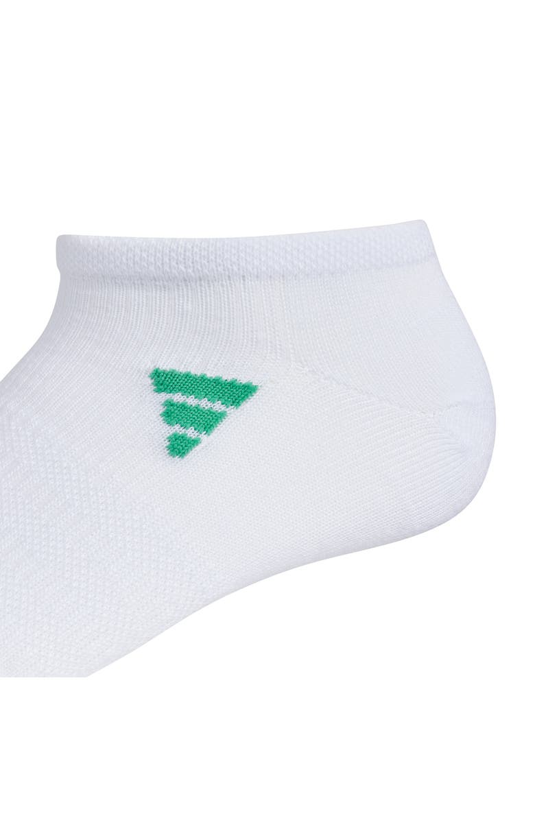 adidas Superlite 3.0 6-Pack Socks, Alternate, color, White/ Court Green/ Pink