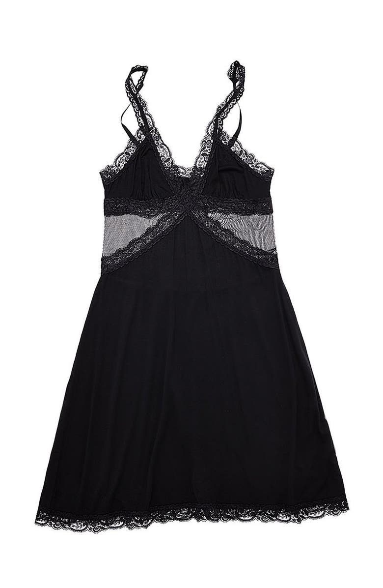Adore Me Primrose Slip, Alternate, color, Black