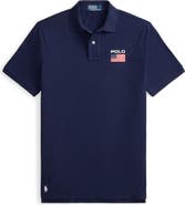 Polo Ralph Lauren Classic Fit Flag Embroidered Piqué Polo