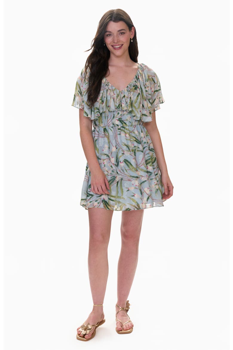 Mia Mini Dress, Main, color, Seafoam Multi