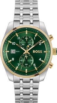 BOSS Skytraveller Chronograph Bracelet Watch, 44mm