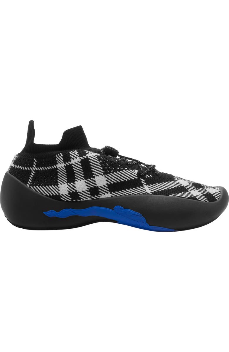 Burberry Check Knit Neptune Sneakers, Main, color,