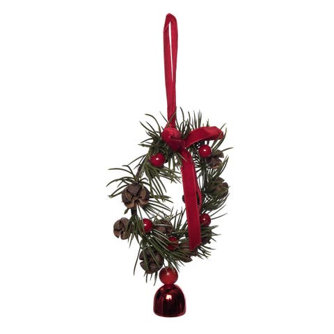 Red Berry Wreath Christmas Tree Ornament