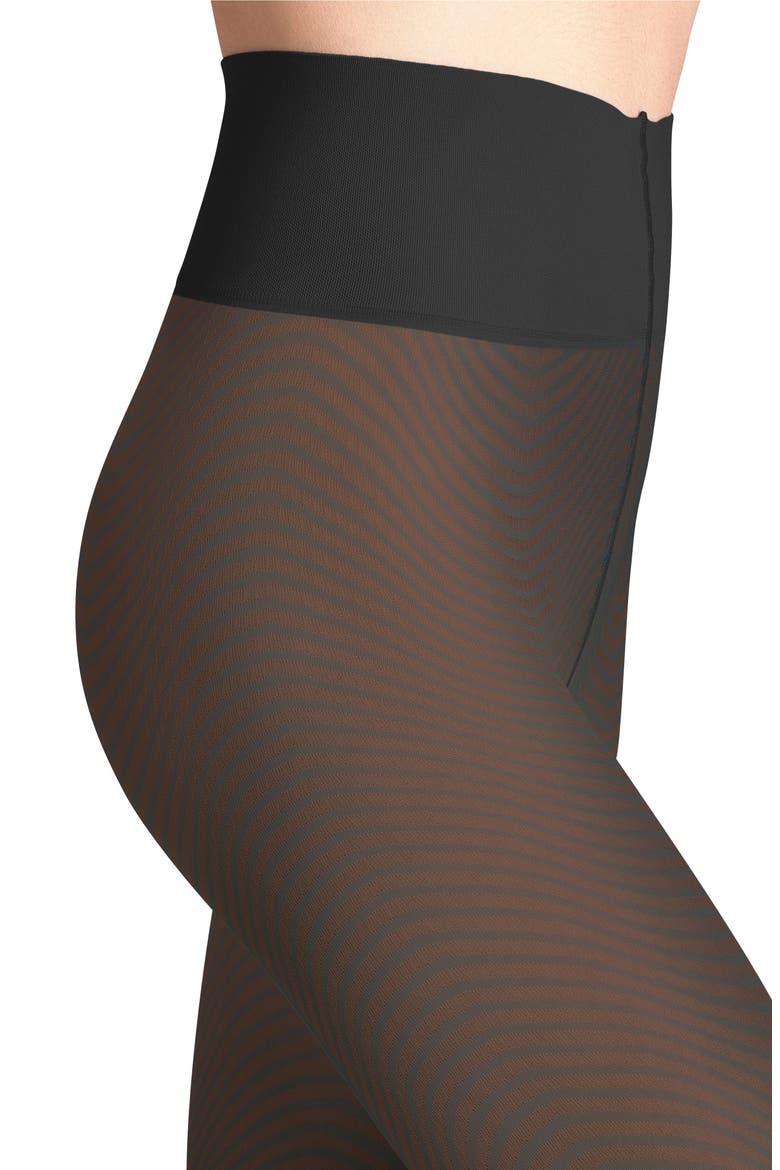 Sandbank High Waist Tights, Alternate, color, BLACK