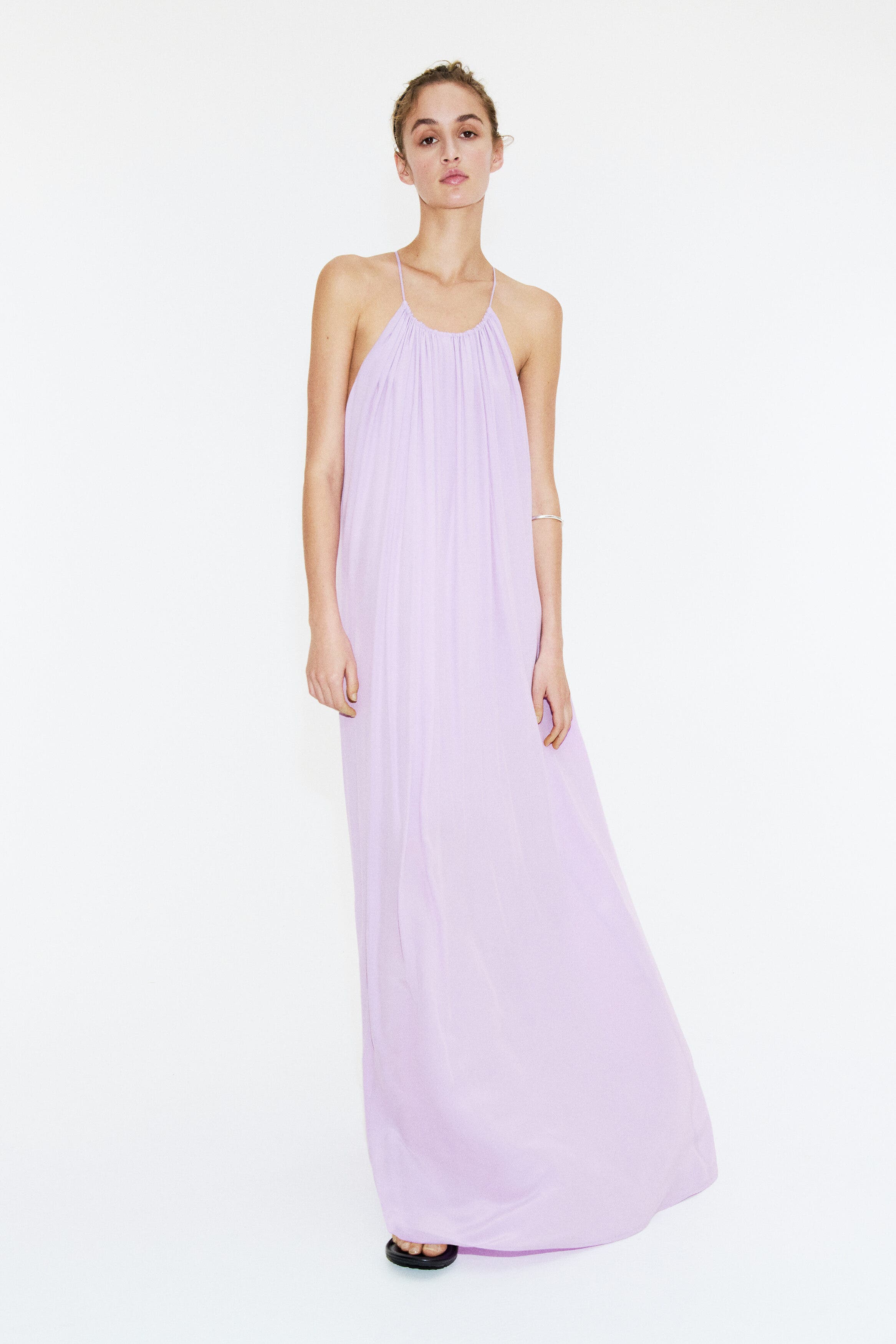 A-line viscose dress - image 2