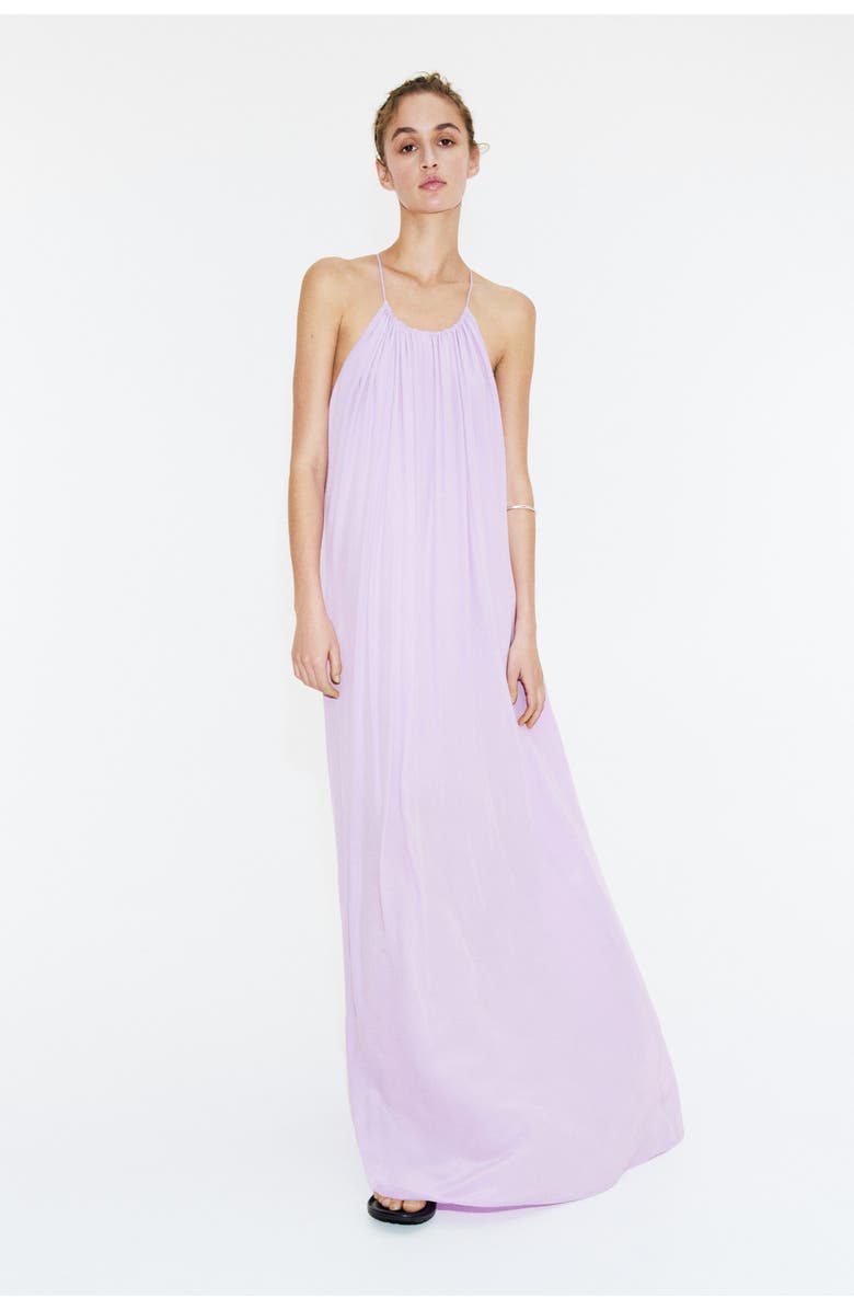 H&M A-line viscose dress, Alternate, color, Light Purple