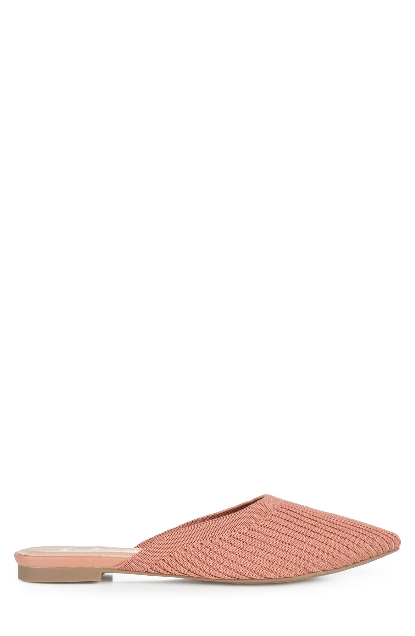 Journee Collection Aniee Knit Mule, Alternate, color, Clay