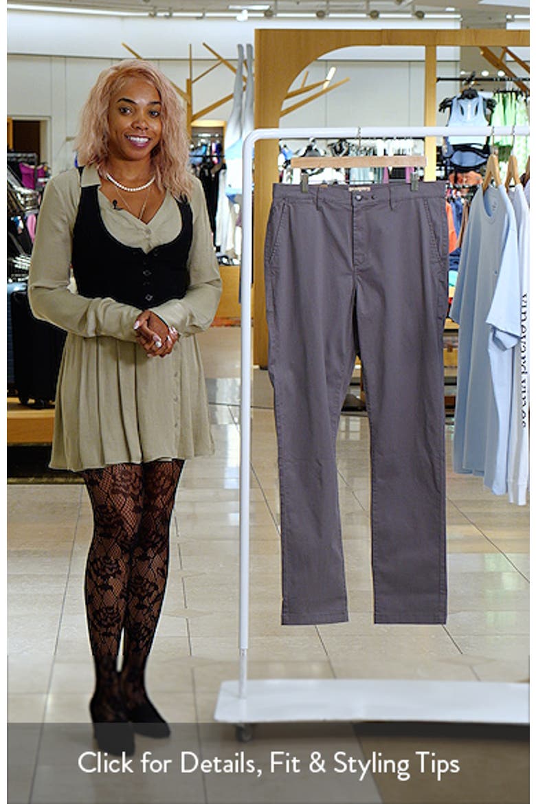 Flat Front Stretch Cotton Chinos video