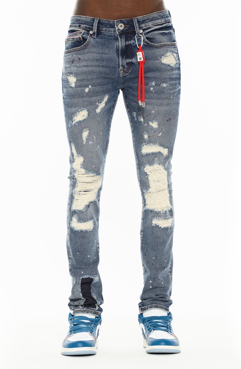Cult of Individuality Punk 601 Ripped Super Skinny Jeans, Main, color, Arlo