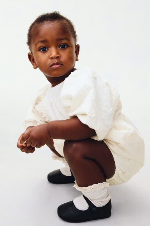 Broderie Anglaise Romper Suit