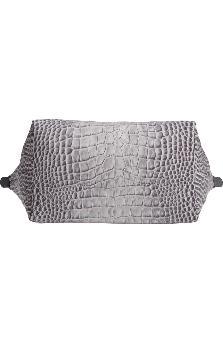 Longchamp Large Le Pliage Croc Print Tote, Alternate, color,