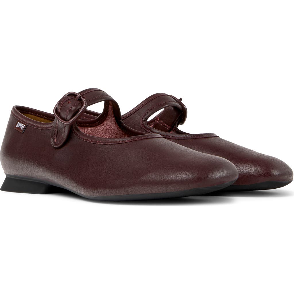 Camper Myra Mary Jane Flat In Brown