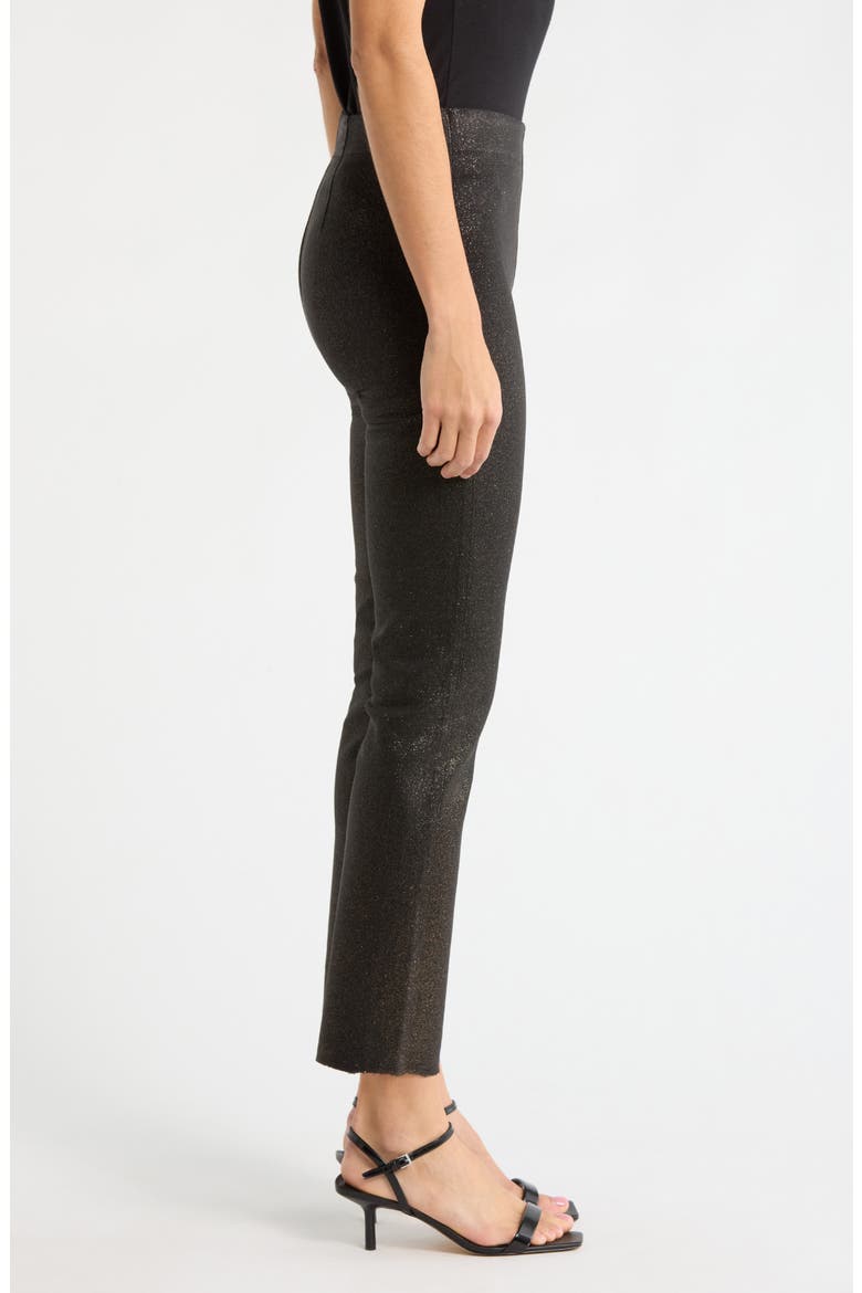 Derry Illusion Pull-On Pants, Alternate, color, BLACK WITH GOLD GLITTER