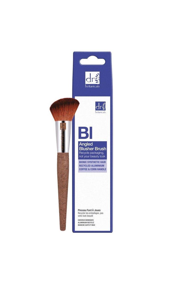 DR BOTANICALS Coffee Ground Blush Brush for Anti-Aging, Brightening, Alternate, color, White