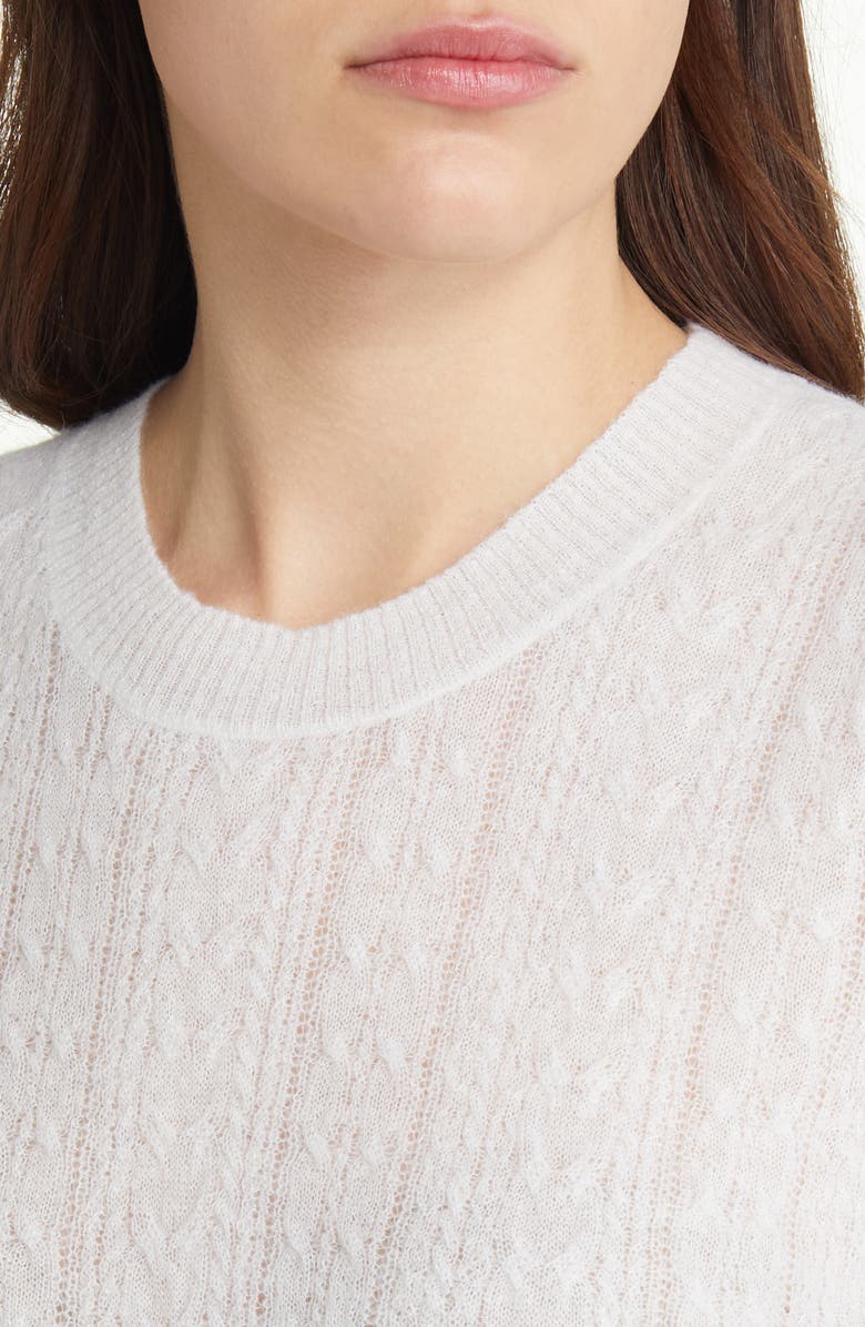 rag & bone Kyle Cable Sweater Vest, Alternate, color,