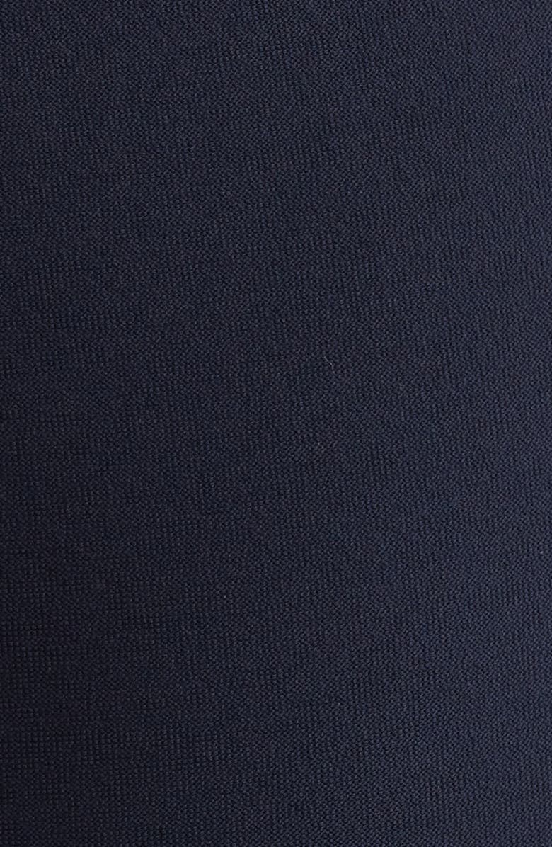 Eileen Fisher Stretch Crepe Kick Flare Ankle Pants, Alternate, color, Ink