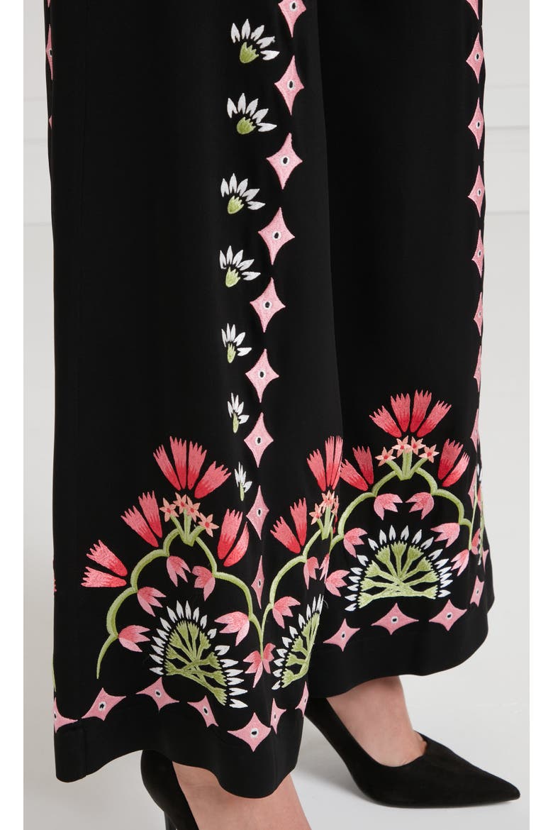 Rosalba Trousers, Alternate, color, Black