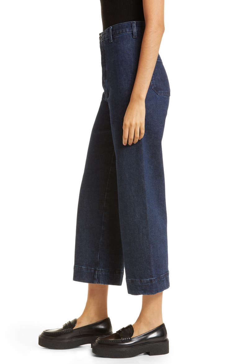 The Sefair Crop Wide Leg Jeans, Alternate, color, RODEO WASH